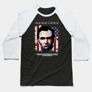 Abraham Lincoln Baseball T-Shirt